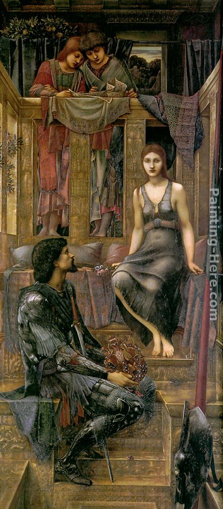 King Cophetua and the Beggar Maid painting - Edward Burne-Jones King Cophetua and the Beggar Maid art painting
